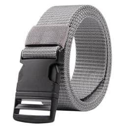 Men's Belt Without Metal Plastic Buckle Belt High Quality Canvas For Nylon Belt Tactical Belt Outdoor Woven Belt Neutral Belts