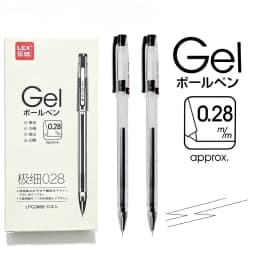 4 Pcs/set 0.28mm Ultra Fine Gel Pen Creative Large Capacity Black Ink Signature Pen Student Writing Supplies Stationery Gifts
