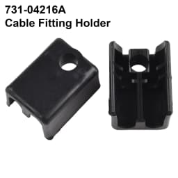 Dual Cable Fitting Holder for TroyBilt and For Yard Machines 73104216 for Reliable Outdoor Equipment Maintenance