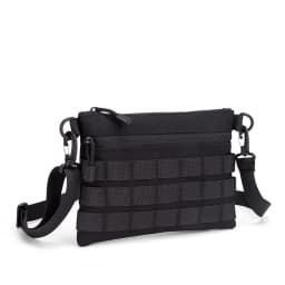 Tactical MOLLE Crossbody Bag Portable 600D Nylon Water Resistant EDC Shoulder Bag for Daily Commute Outdoor Hiking