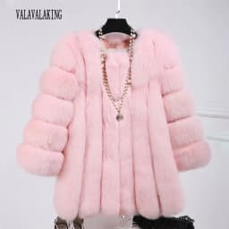 2026 Winter Plus Size Faux Fur Long Coat Women Elegant Long Sleeve Fluffy Cardigan Jacket Ladies Large Thick Warm Furry Outwear