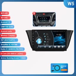 2Din CarPlay Android 13 Car Radio For Iveco Daily 2013-2021 car audio Car Multimedia Player GPS Navigation Autoradio 4G-LET SWC