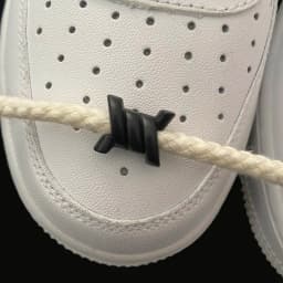 1 Pair Luxurious for Metal Buckles Wire Thorn Knot Shoe Decorative Flower Sneakers Iron Ring Shoelaces Shoe Charms Accessories