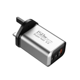 150W Type C Charger Fast Charging Phone Charger Power Adapter For iPhone Samsung Xiaomi EU/US/UK Plug Quick Charge Wall Charger