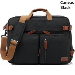 3-in-1 Convertible Laptop Backpack 15.6 17.3 Inch Waterproof Oxford Business Briefcase Shoulder Messenger Notebook Carry Bag