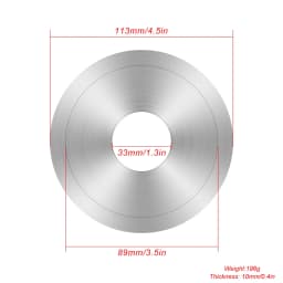 High-Precision Silicone Gaskets & Aluminum Adapter Plate Disc for Professional Vacuum Casting Jewelry Machine Accessory
