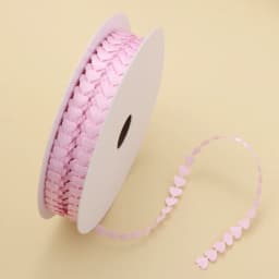 20yards/Roll 0.8 cm Wide Heart-Shaped Floral Pattern Gift Ribbon Suitable for Apparel Decoration Valentine's Day Packaging