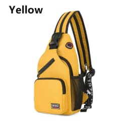 KISMIS Messenger Shoulder Multi-functional Men's and Women's Backpack Chest Bag Travel Backpack with Headphone Hole