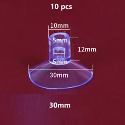 20/30/40mm Suction Cup with Holes Sucker for Flag Balloon Cat Toy Suction Cup PVC Sucker Pads for Glass Decor Wedding Car