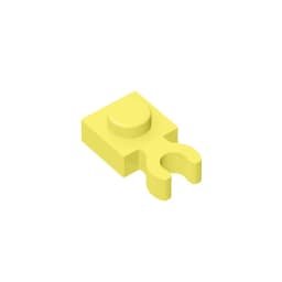 Gobrick] GDS-814 PLATE 1X1 W. HOLDER compatible with lego 4085 60897 children's toys Assembles Building Blocks Technical