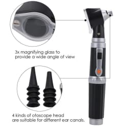 Otoscope - Ear Scope with Light, Ear Infection Detector,Perfect for Nursing & Medical Students for Kids and Adults & Pets