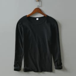 New Autumn Solid Color Long-sleeved T-shirt Men's Casual Bottoming T-shirt Male Cotton Crew Neck T-Shirt
