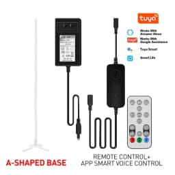 Tuya RGB Floor Lamp 200cm White Smart APP Remote Control Modern Corner Floor Light Atmospheric Festival LED Stand Lighting