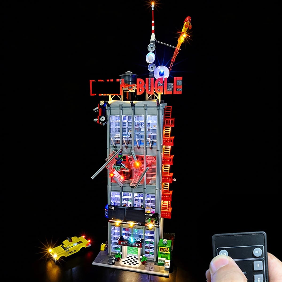 LYBMTWF LED Lighting Kit Compatible with Lego 76178 Daily Bugle Building Blocks (NOT Include The Model Bricks)