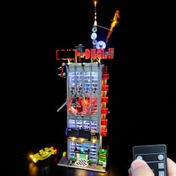 LYBMTWF LED Lighting Kit Compatible with Lego 76178 Daily Bugle Building Blocks (NOT Include The Model Bricks)