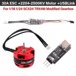 9IMOD Brushless ESC Motor Combo 30A ESC 1224/1621/2204 Motor For RC 1/18 1/24 SCX24 TRX4M