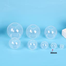 3D Sphere Ball Silicone Mold Round Clear Mould for UV Resin Epoxy Resin Craft Supplies Flowers Preservation for Home Decor
