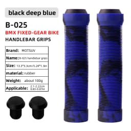 MOTSUV Bicycle Handlebar Grips Non-Slip Soft Rubber Mountain Bike Grips For 22.2mm Handlebar Scooter Tricycle BMX Handle Bars