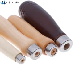 3Pcs/lot Wooden File Handle Replacement For Woodworking File Craft Polishing Hand Tool