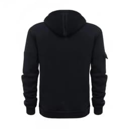 Autumn Winter Men's Hooded Hoodies Solid Long Sleeve Multi-pocket Zipper Pullover Sports Sweatshirt Harajuku Casual Streetwear