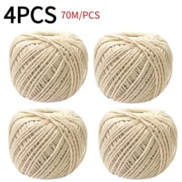 1/2/3/4/5/10/20PCS Cooking Tools Butcher's Cotton Twine Meat Prep Trussing Turkey Barbecue Strings Meat Sausage Tie Rope Cord