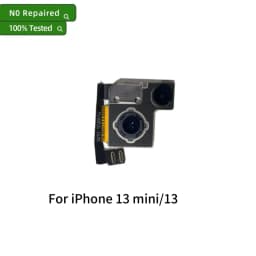 100% Tested Back Rear Camera Module For iPhone 12 13 14 15 16 Pro Max Mini Plus, Main Lens Flex Cable Replacement Repair Part