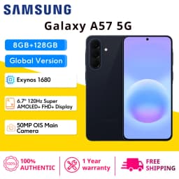 Samsung Galaxy A57 5G Smartphone Global Version Exynos 1680 Processor 6.7" 120Hz Super AMOLED Display 50MP Camera 5000mAh