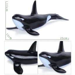 Big Size Soft Rubber Sea Life Simulation Action Figure Animal Model Toys for Children Kids Whale Figures Collection Educational