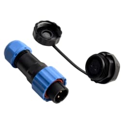 SP16 Series Waterproof Socket Connector Available in 2 3 4 5 7 and 9 Pin Configurations for Secure Connections
