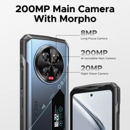 Telephone robust DOOGEE V40 Pro 5G camera IA 200MP 36 Go RAM ro Go telephone storage of game Dimensity, battery 8680