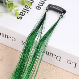 1 Pc Sparkle Shiny Hair Tinsel Hair Extensions Dazzles Women Hippie for Braiding Headdress Hair Braiding Tools Long 100cm