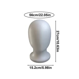 1PC Styrofoam Mannequin Manikin Head Model Foam Wig Hair Glasses Display Wig Hair Glasses Headwear Display Accessories