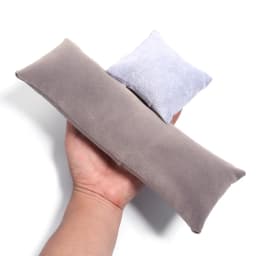 1pcs Bracelet Watch Display Pillow Velvet PU Leather Linen Jewelry Case Bangle Cushion Holder Show Photography Prop Wholesale