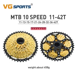 VG SPORTS MTB Cassette 8 9 10 11 12 Speed 40T 42T 46T 50T 52T Mountain Bike Cassette Separate Cassete Freewheel Bracket Sprocket