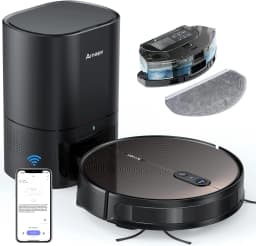 NEW Arnagar S9 Robot Vacuum Cleaner Auto Empty Dust Collection Sweep Mop 8000Pa 2550mAh Low Noise APP Control