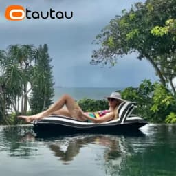 OTAUTAU Swim Pool Float Bean Bag Cover Outdoor Beach Lounger Sofa Bed DD204【No Filler!Please Fill It By Yourself !】