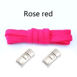 Cross buckle Elastic Laces Sneakers Shoelaces without ties 8MM Thick Flats No Tie Shoe laces Kids Adult Running Rubber Shoelace
