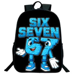 Steal A Brainrot 67 Six Seven Children Backpack Students Travel Daypack Boys Girls Funny Number Design School Bags Lightweight