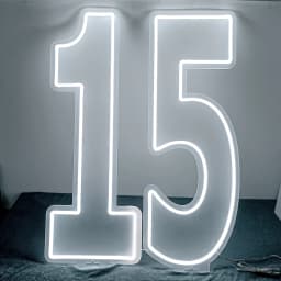 30inch Color-Changing Neon Sign Numbers - Free Standing & Hanging Option for Birthday Wedding Party Decor Lighting