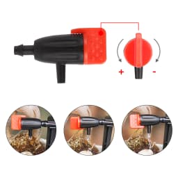 10Pcs 0~60L Micro Drip Irrigation System Tool Adjustable Dripper Pressure Compensated Dripper Garden Plants Watering Regulator