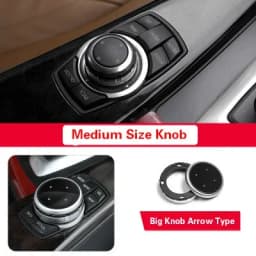 Original Car Multimedia Buttons Cover IDrive Stickers For BMW 1 2 3 5 7 Series X1 X3 F25 X5 F15 X6 16 F30 F10 F07 E90 F11