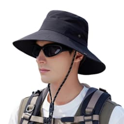 77HE Multiuse Fluorescent Fisherman Hat for Camping Hiking Breathable Sunproof Hat