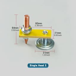 1pc Welding Magnet Head Magnetic Welding Ground Clamp Holder Fixture Strong Welder Sheet Metal Repair Machine Ground Wire Clamp