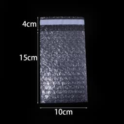 10-50pcs/lot Clear Self-adhesive Double Sided Bubble Bags Packaging Pouches Jewelry Bead Small Accessories Shipping Packaging