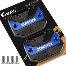 Chekis Is Suitable for Zontes 368g 368E 368K 368D 368m 501g Motorcycle Modification Parts, Brake Master Cylinder Cover, Aluminum Alloy Oil Tank Cover, Hydraulic Oil Tank Decorative Cover