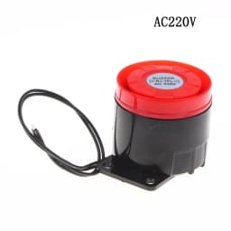 1Pcs High Decibel Sound And Light Alarm 12V 24V 220V Buzzer Anti-theft Audio Electronic Horn Waterproof Dustproof【SMQ】
