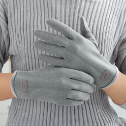 Suede Man Winter Keep Warm Touch Screen Gloves Fashion Add Cashmere Outdoor Windproof Mens Gloves Leisure Cycling Gloves