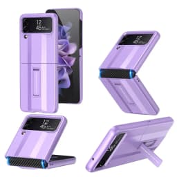 For Samsung Galaxy Z Flip 4 Foldable Super Running Anti-fall Full Shell Easy to Fold with Stand Cover