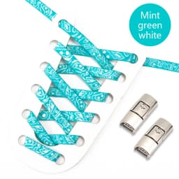 Elastic Laces Sneakers Cashew Flower Colorful Press Lock Shoelace Without Ties AF1/AJ Kid Adult 8MM Thick Sports No Tie Shoelace