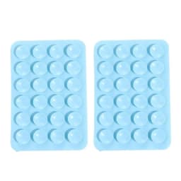 2Pcs Double Side Silicone Suction Pad For Mobile Phone Fixture Suction Cup Backed Adhesive Sucker Fixed Pad